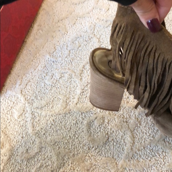 Sued Fringe shoes - Picture 4 of 7